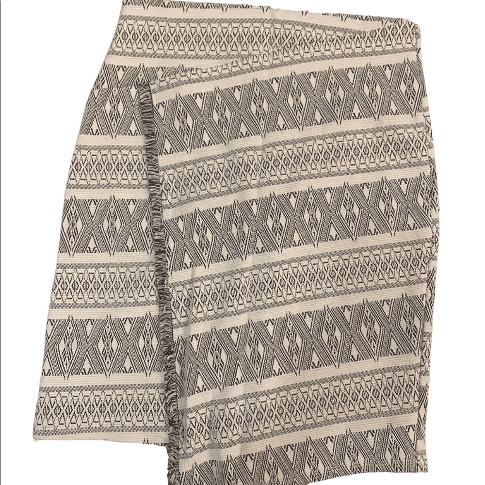 Lulus high waist a-symmetrical skirt
